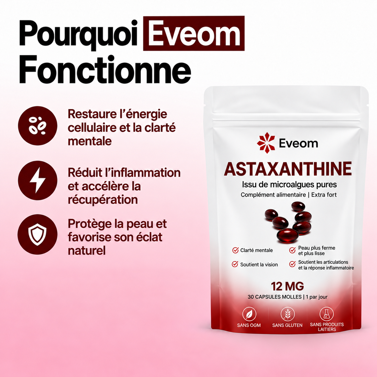 Eveom Astaxanthine 12 MG