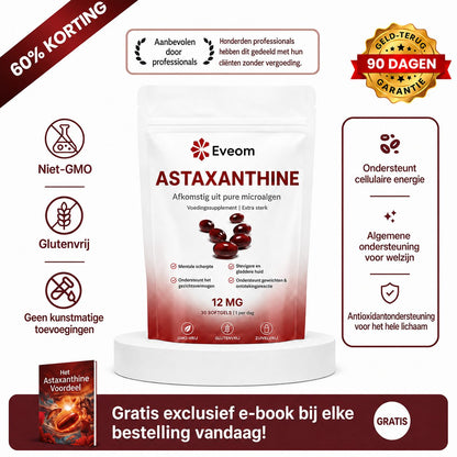 Eveom Astaxanthine 12mg zakje